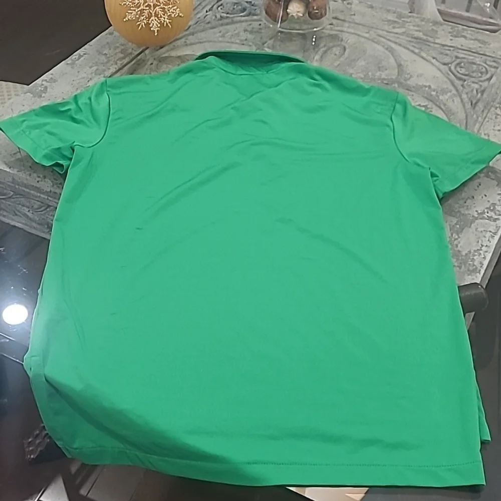 Ralph Lauren Men's performance green polo shirt s